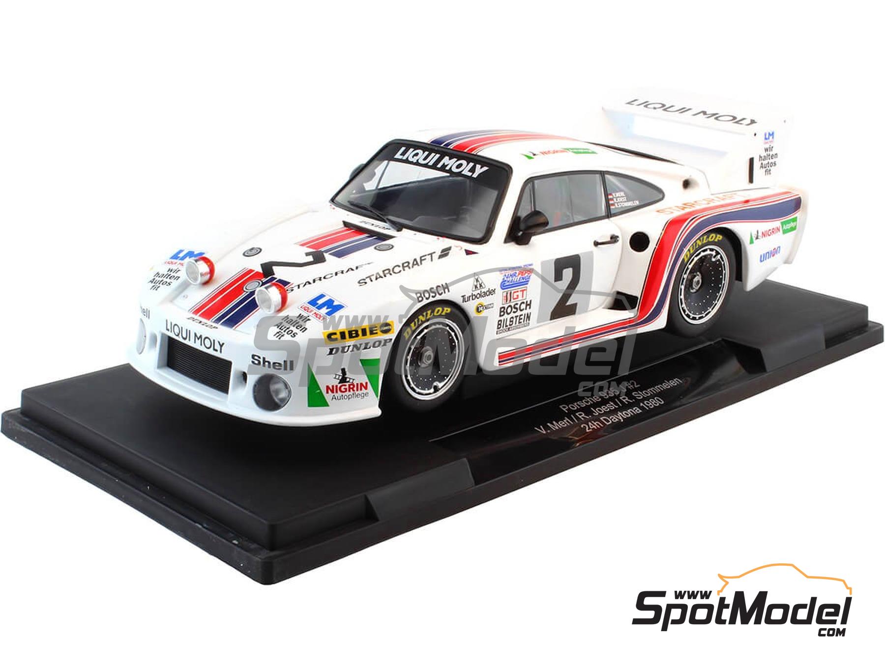 Porsche 935 J Joest Racing Team sponsored by Liqui Moly - 24 Hours of  Daytona 1980. Diecast model car in 1/18 scale manufactured by Modelcar  Group (re